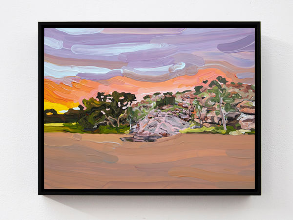 THEA ANAMARA PERKINS Atherreyurre 4, 2023 acrylic on board 30.5 x 40.5 cm / 33 x 43.5 cm (framed)