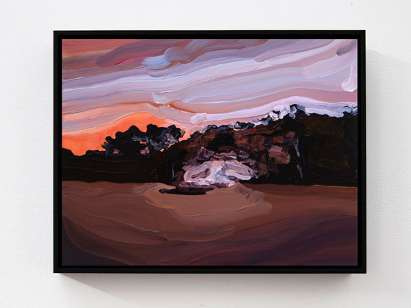 THEA ANAMARA PERKINS Atherreyurre 1, 2023 acrylic on board 30.5 x 40.5 cm / 33 x 43.5 cm (framed)