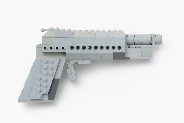 CLAIRE HEALY & SEAN CORDEIRO Handgun, 2023 recontexualised lego 10.2 x 20.5 x 3.6 cm