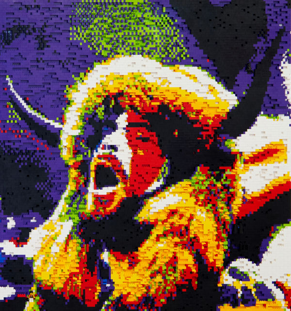 CLAIRE HEALY & SEAN CORDEIRO MAGA Merkin, 2024 recontextualised lego 117 x 120 cm