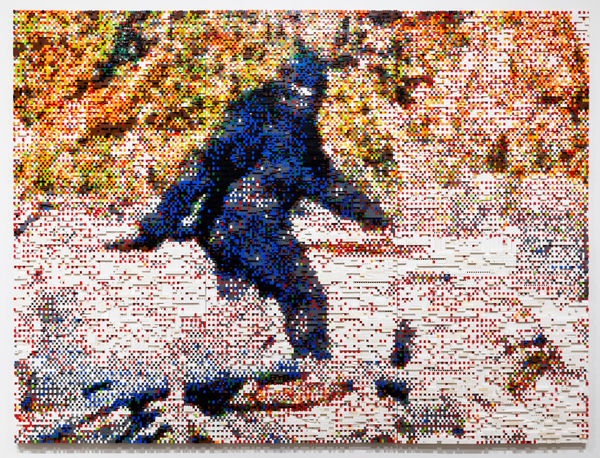 CLAIRE HEALY & SEAN CORDEIRO Patty 352, 2023 recontexualised lego on board 156 x 208 x 3 cm