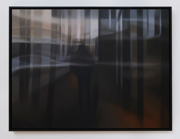 Joshua Charadia He stood statuesque in the moonlight, 2025 oil on board 60 x 80 cm