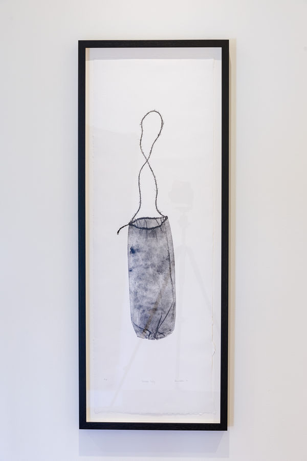 Yesterday's Today, 2021 unique monoprint on 350gsm Hahnemühle paper 120 x 40 cm