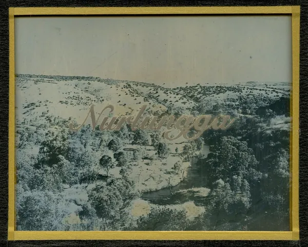 James Tylor We Call This Place (Nurlungga), 2020 daguerreotype with engraved text 10 x 12.5 cm