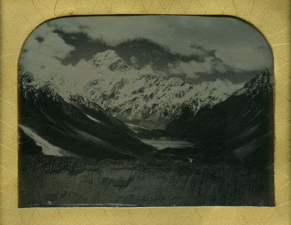 Te Aoraki Aotearoa Mount Cook New Zealand 2015 Becquerel Daguerreotype 4X5 Inch