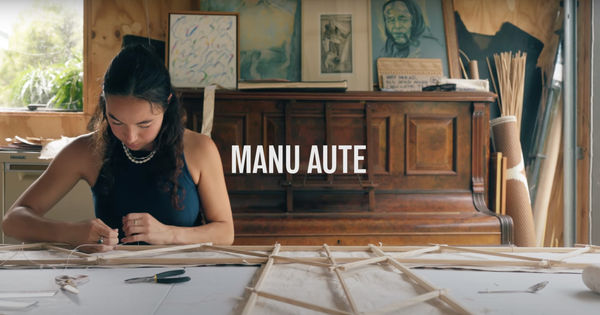 Manu Aute with Nikau Hindin for Biennale of Sydney, Seb Charles