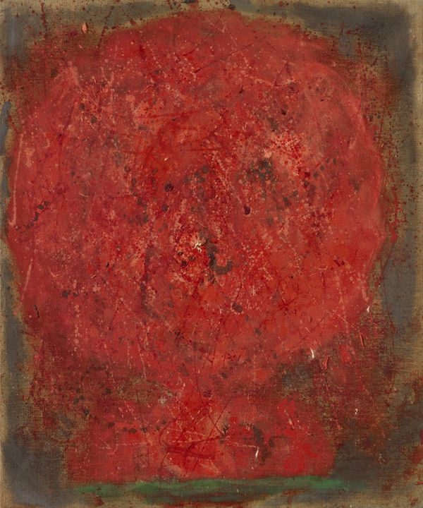 Head 1, 1955, oil on canvas, 76.2 x 63.5 cm