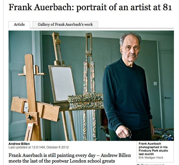 Frank Auerbach: The Times