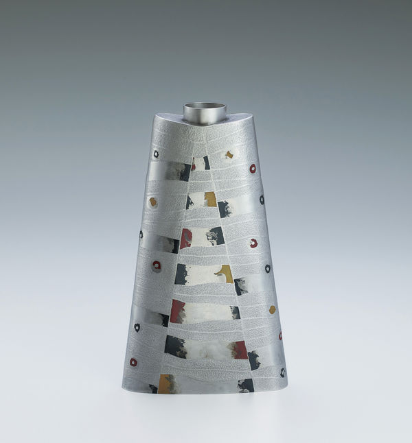 Oshiyama Motoko, Kakuhanmon Vase “Yunagi” (Evening Calm), , 2021