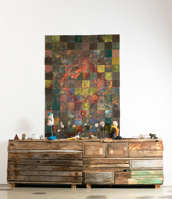 ALEXANDER TSIKARISHVILI, IVAN CHEMAKIN Carpet over the dresser, 2018