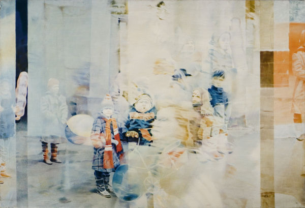 Семен Файбисович | Semyon Faibisovich Последняя демонстрация (10 холстов). Фрагмент №1 | Last Demonstration (10 canvases). Fragment #1, 1992