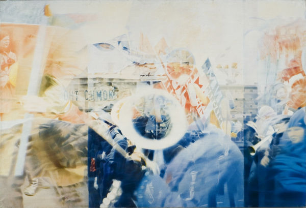 Семен Файбисович | Semyon Faibisovich Последняя демонстрация (10 холстов). Фрагмент №2 | Last Demonstration (10 canvases). Fragment #2, 1992