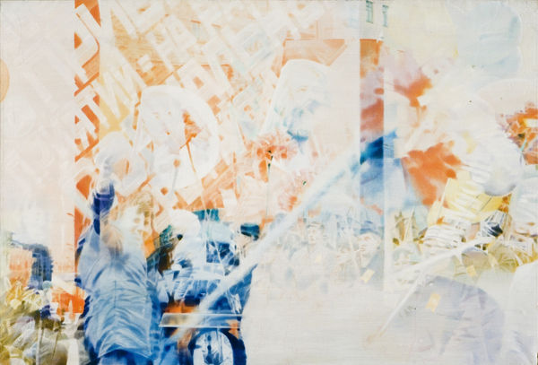 Семен Файбисович | Semyon Faibisovich Последняя демонстрация (10 холстов). Фрагмент №8 | Last Demonstration (10 canvases). Fragment #8, 1992