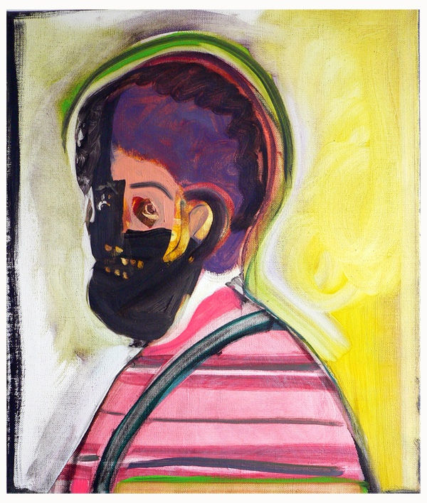 Ryan Mosley Man in a lauching mask,2008