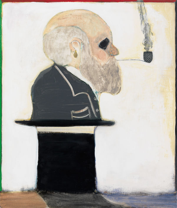 Ryan Mosley Still life (Darwin smoking a pipe), 2009