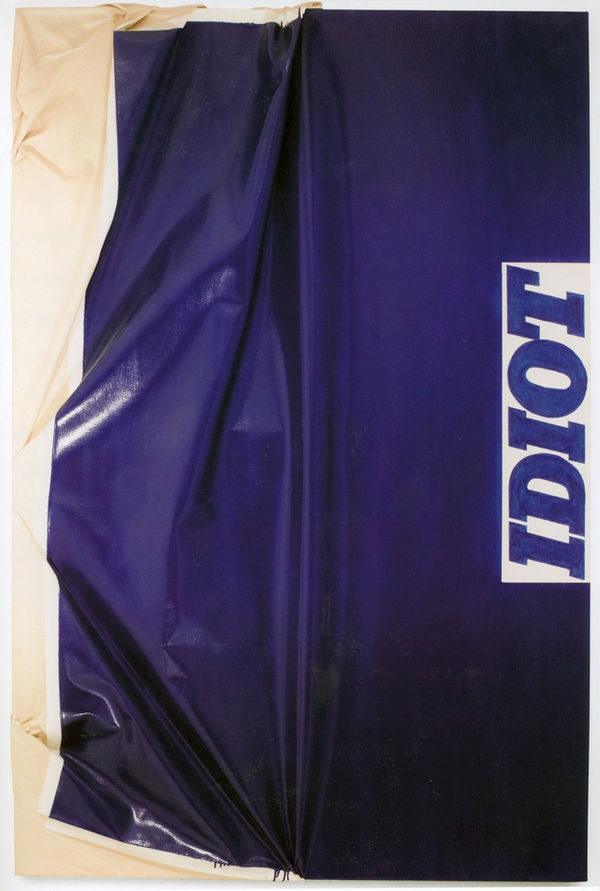 Steven Parrino Blue Idiot, 1986