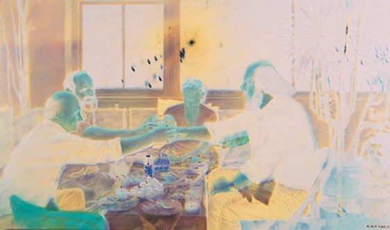 Semyon Faibisovich Cheers! Cycle "Negatives", 1990