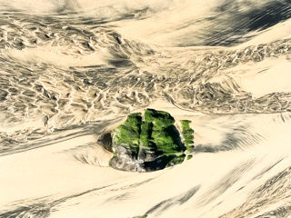 Pablo Márquez abstract landscape Piedra verde, 2019 signed, dated and certified Fine art print on aluminium for exteriors and interiors. Edition of 10 plus 2 artist's proofs