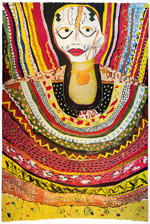 Baltimore Museum of Art Acquires Pacita Abad's 'African Mephisto' print