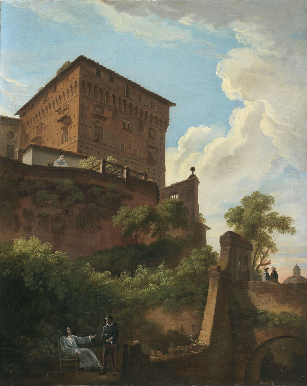 The tower of Paolo III Farnese in Rome