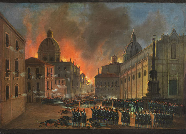 The Battles of Catania on April 6, 1849