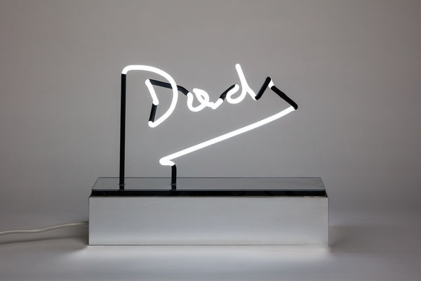 Peter Saville Mum and Dad, 2012 Neon. Unique 48.83 x 42.53 x 12.65 cm