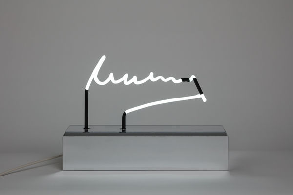 Peter Saville Mum and Dad, 2012 Neon. Unique 48.83 x 42.53 x 12.65 cm