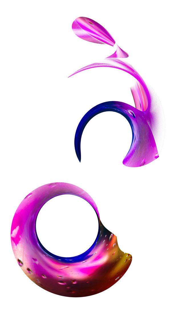 Pamela Davis Kivelson, Fuchsia Dancing from Gardens to Deep Space, 2021