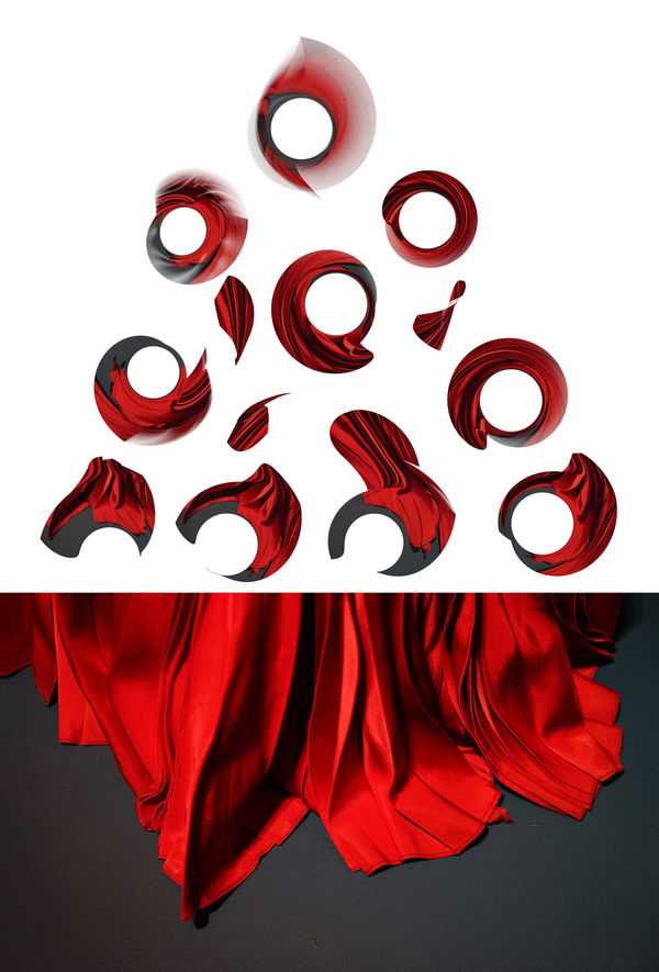 Pamela Davis Kivelson, Flowing Red, 2021