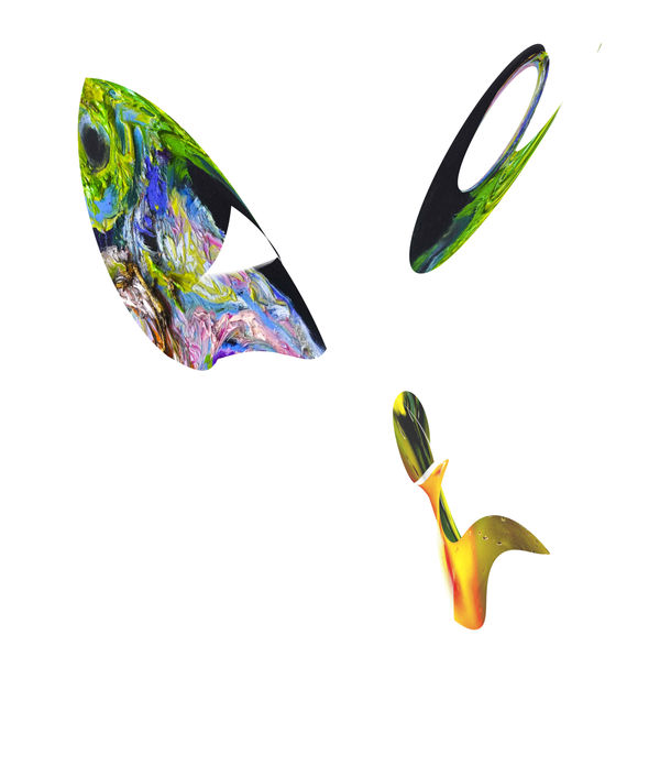 Pamela Davis Kivelson, Paint Rotating Every Which Way, 2021