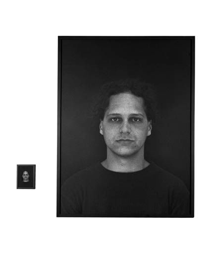 Marie-Jeanne Musiol, Mike T, 2003, one photo of 101 cm x 76 cm et one petite photo, silver print, edition of 7