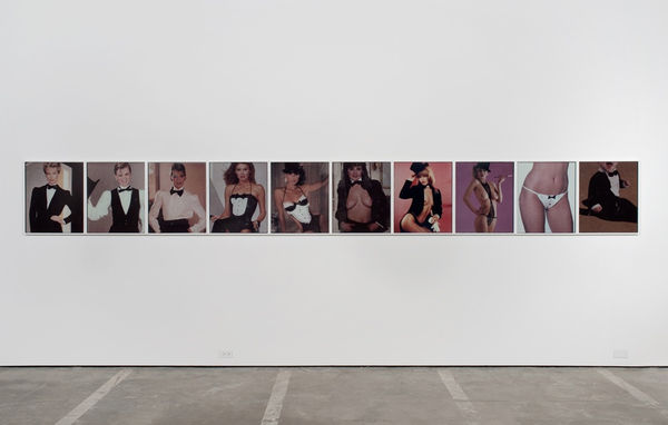 Robert Heinecken, Tuxedo Striptease, 1984