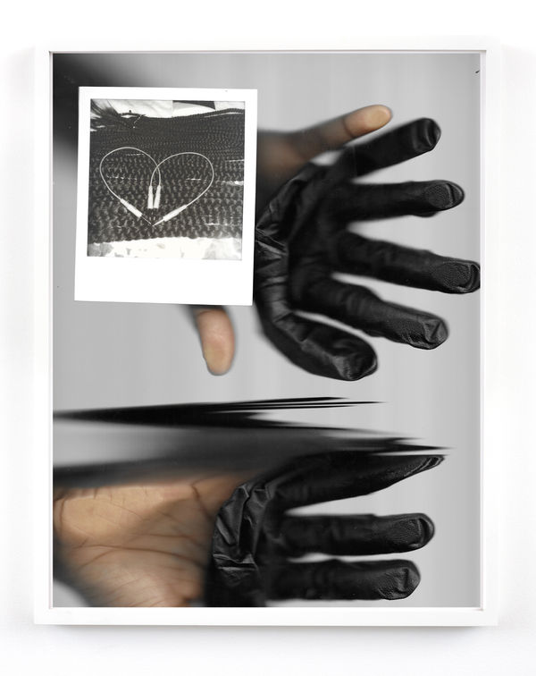 Joanne Petit-Frère, (Fin) Studio Hands #24 of BraidCora Quarantina PT1 - Black Braid Brocade (With Love, Signing off), 2020