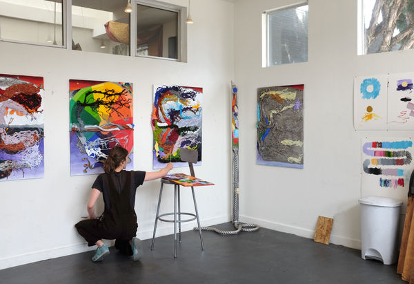 Katy Cowan In the Studio