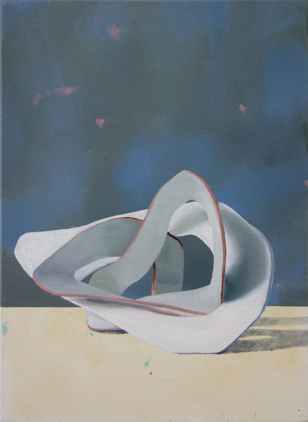 Like the bee a homage to emily dickinson-33x24cm-2018-oil on canvas