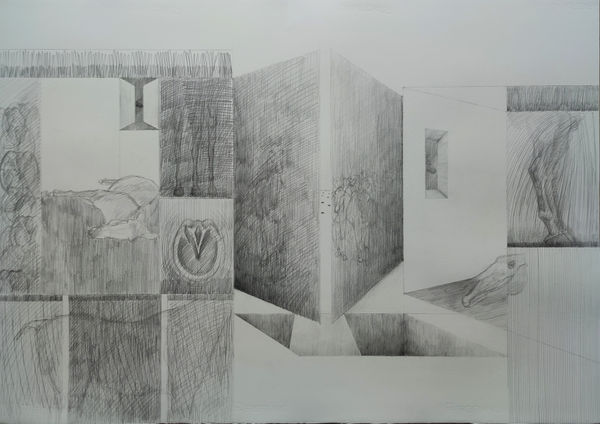 Yılmaz Bulut Gap 2021 Pencil on paper 70 x 100 cm