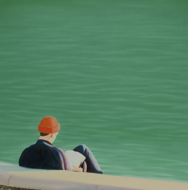 Özer Toraman The River 2021 Oil on canvas 80 x 80 cm