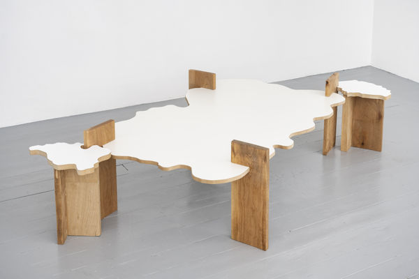 Installation view of works by Matt Ager in FEELS2NICE at Pi Artworks London