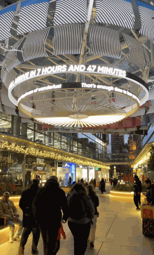 Fabio Lattanzi Antinori: 'The Four Winds' , Cardinal Place, London