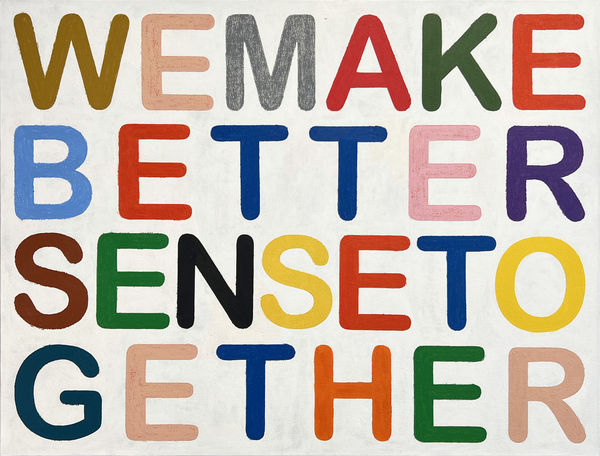 Ces Mccully We Make Better Sense Together 2023 Oil On Canvas 120X160 Cm