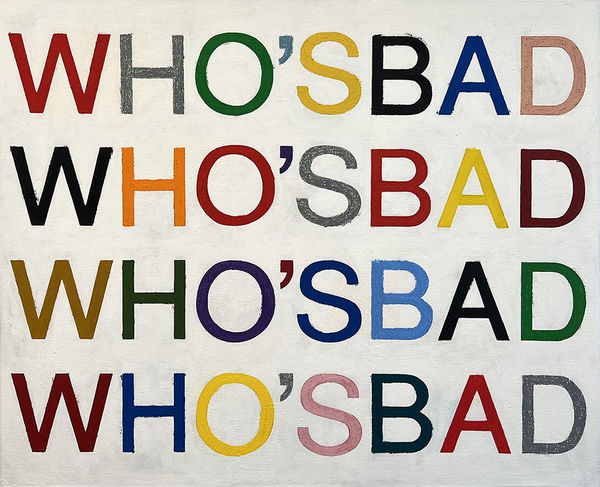 Ces Mccully Who S Bad 2023 Oil On Canvas 100X120 Cm