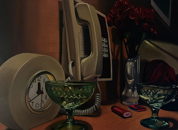 Therese Mulgrew Bedside Ii 2023 Oil On Canvas 76 X 102 Cm