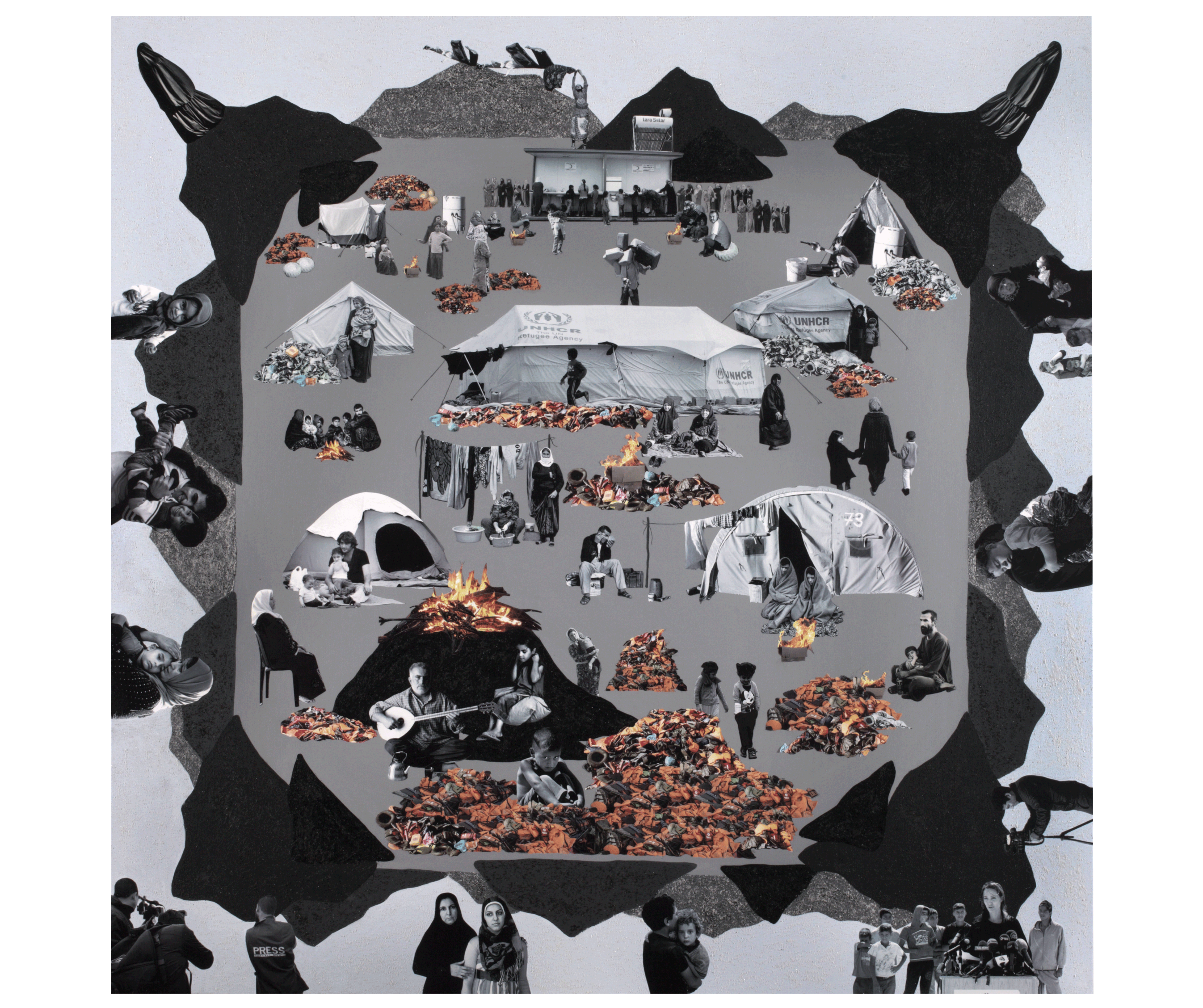 And water comes to the Camp..., 2018