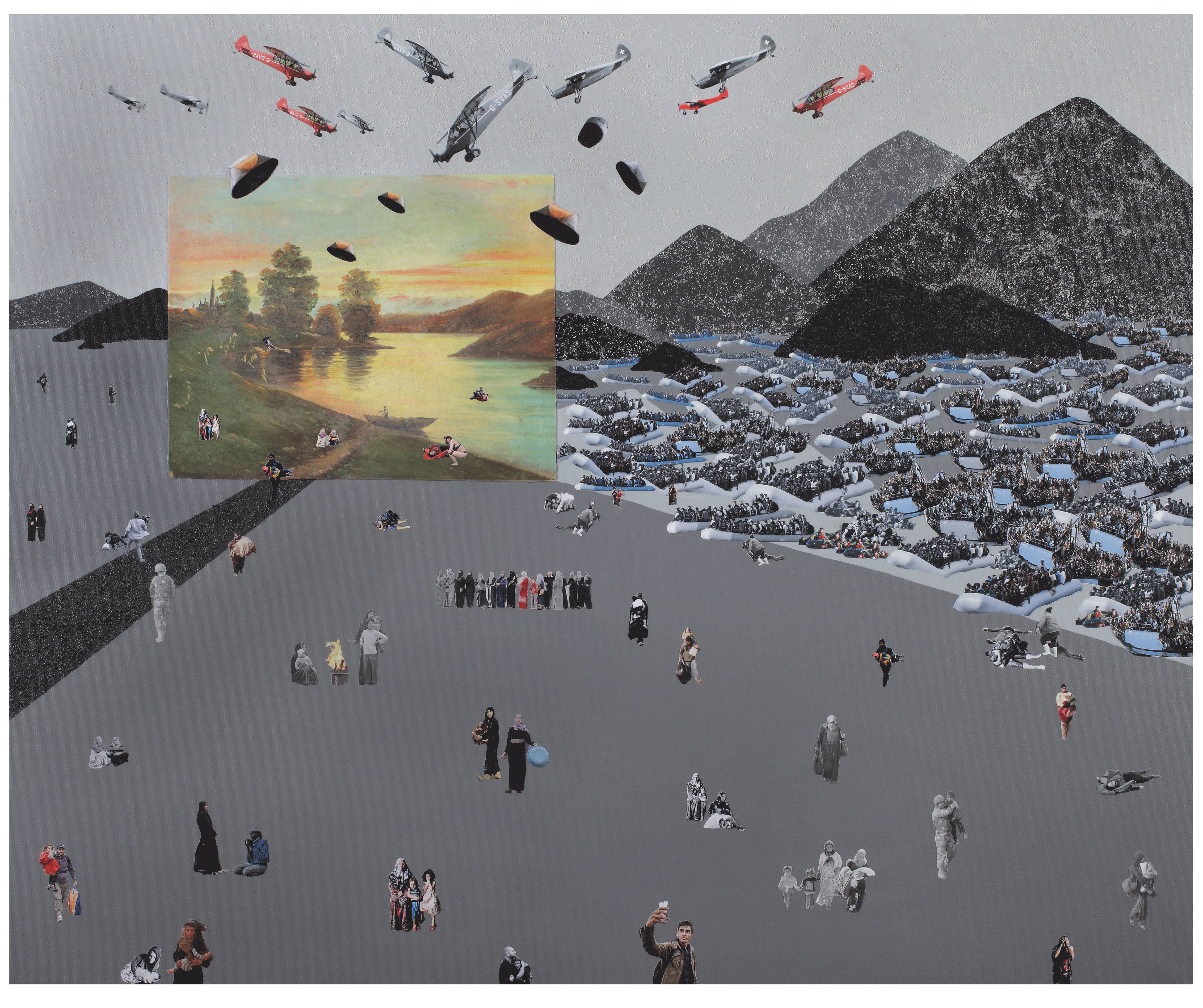 BEAUTIFUL SUNSET ON THE BEACH., 2017