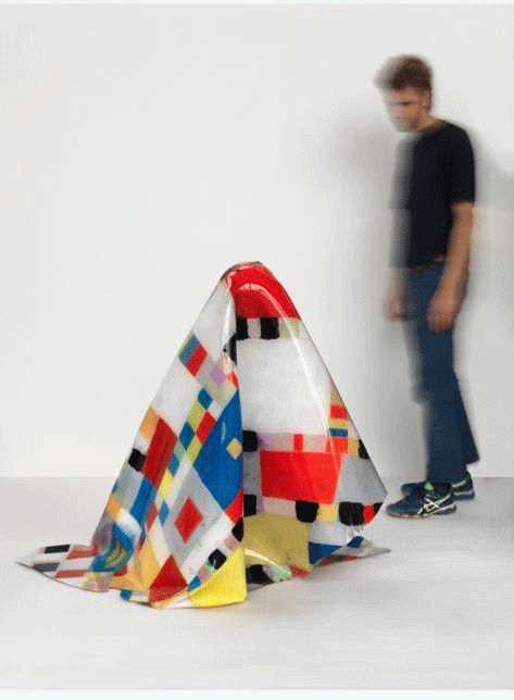 DANIEL KNORR MONDRIAN GHOST, 2020