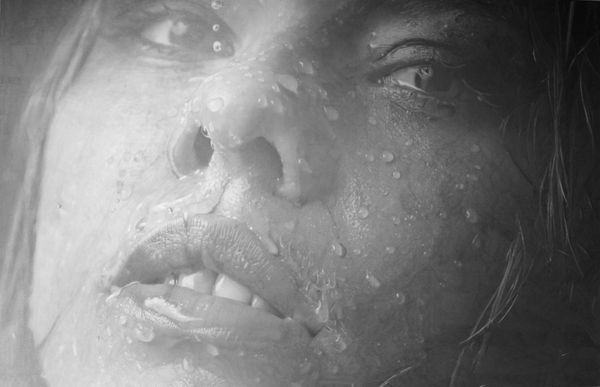 Paul Cadden Thoughts of Rain pencil on paper 46 x 70 cm