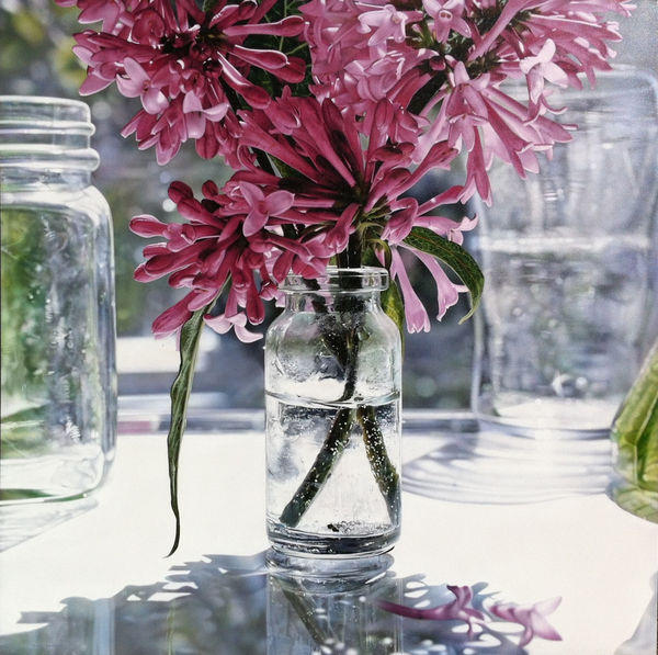 Glen Semple "Spring Blossoms" 120 x 90 cm Acrylic on canvas