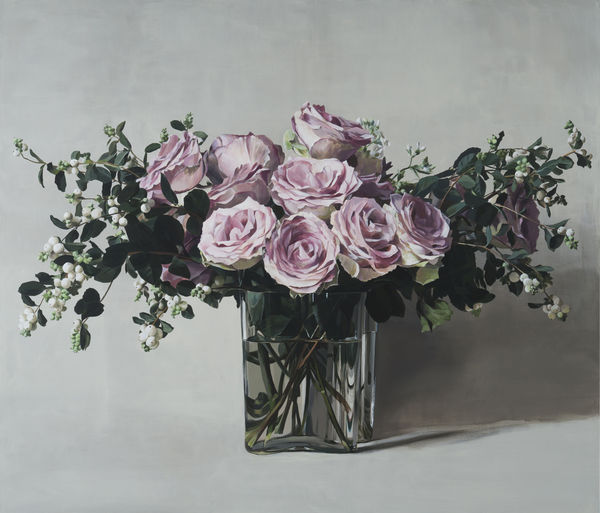 Ben Schonzeit "Dusky Rose" Acrylic on linen 183 x 213.5 cm