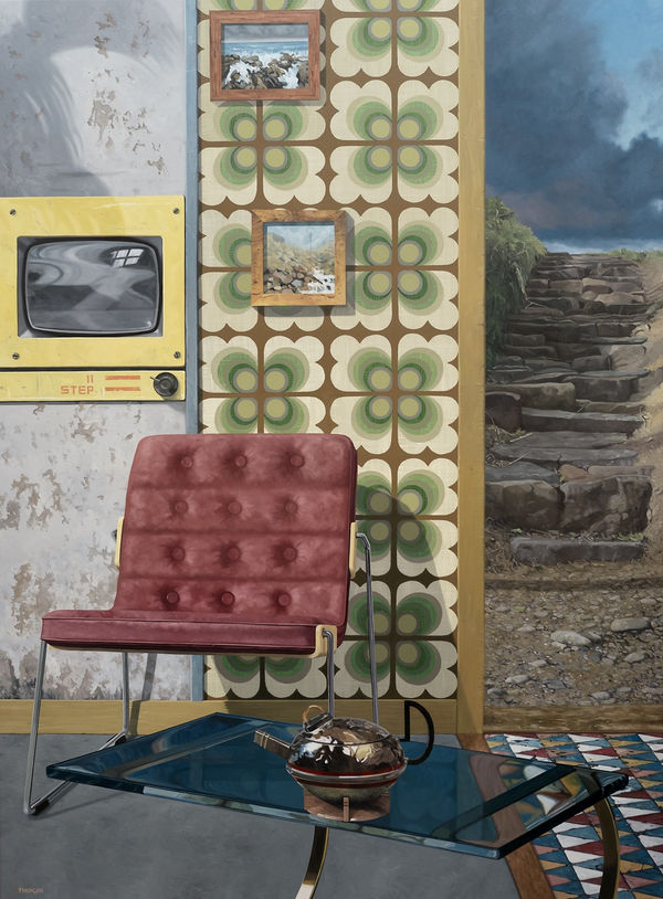 David Finnigan "Lubitel II" Oil on linen 137 x 101 cm