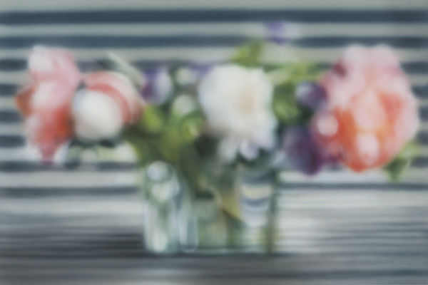 Ben Schonzeit Aalto Stripe Blur Acrylic on polyester 61 x 91.5 cm